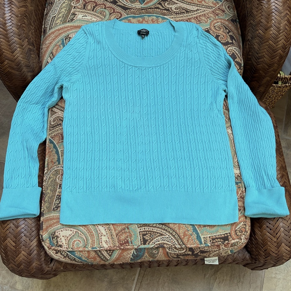 Talbots ladies pima cotton sweater. EUC.